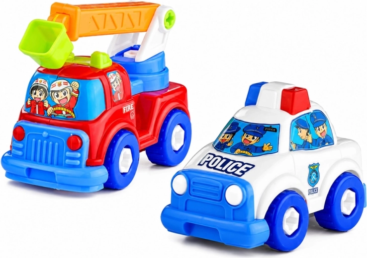 Policajná a hasičská akcia