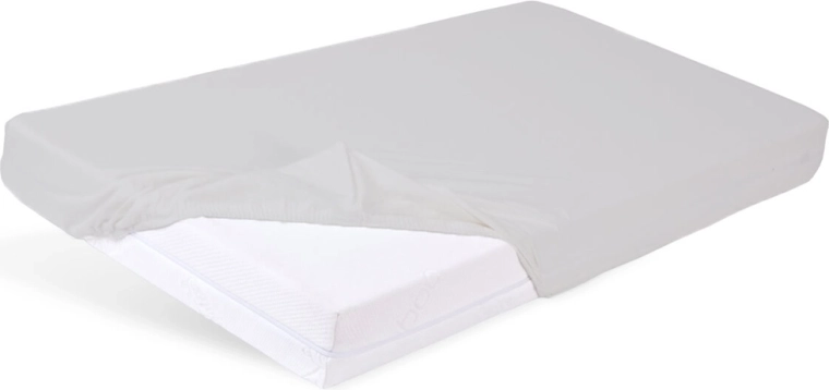 Babymatex nepremokavá napínacia bambusová plachta 60 × 120 cm svetlosivá