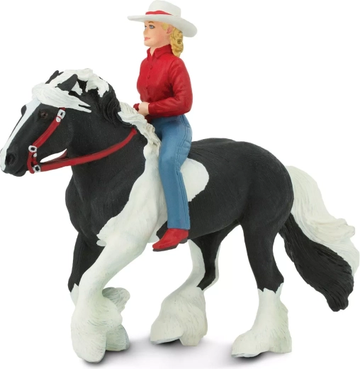 Safari Ltd. figúrka jazdkyne na koni
