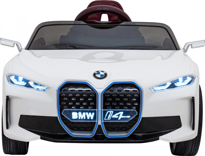 Elektrické auto pre deti BMW i4 s diaľkovým ovládaním – Biela