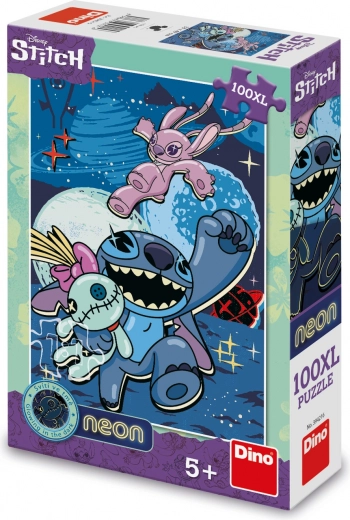 Puzzle Lilo & Stitch Neon 100 XXL Dieliky