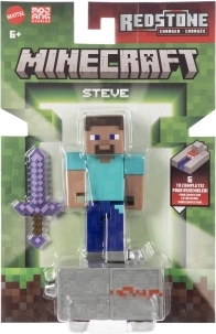 Minecraft figúrka Steve s doplnkami 8 cm