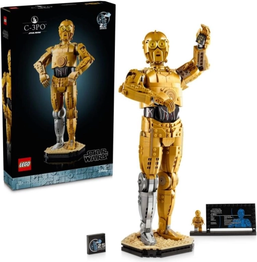lego star wars c-3po – zberateľská vystavovacia figúrka