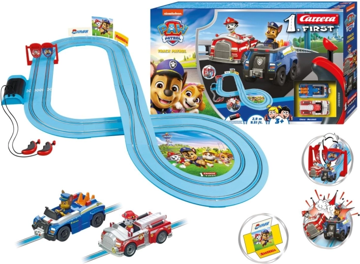 Carrera First Paw Patrol pretekárska dráha Track Patrol 2,9 m