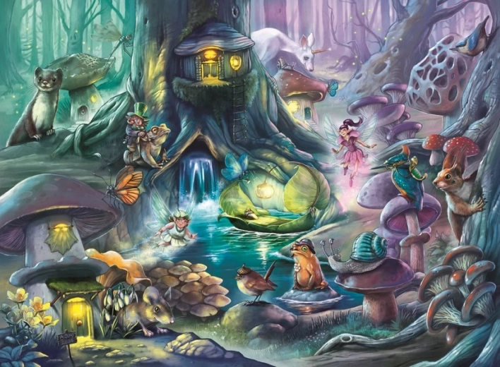 Ravensburger puzzle čarovný les 150 dielikov XXL