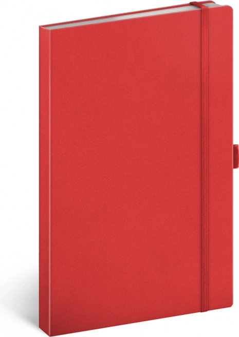Notique notes bodkovaný červený 13 × 21 cm