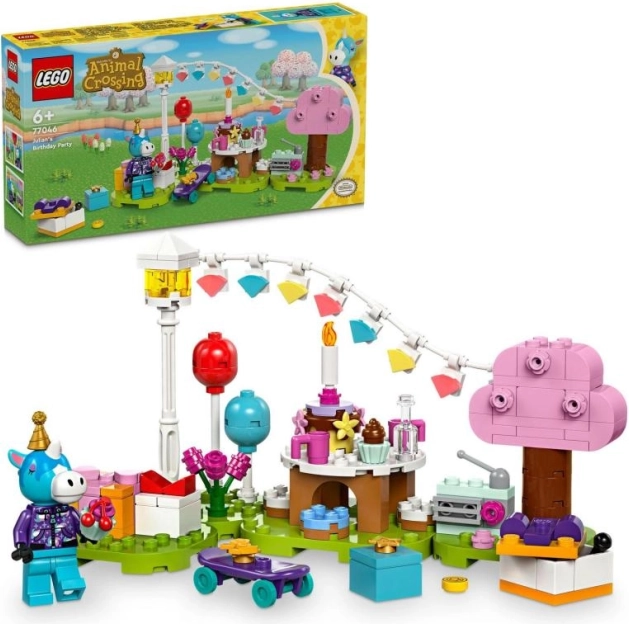 Lego Animal Crossing kôň Julian a narodeninová oslava