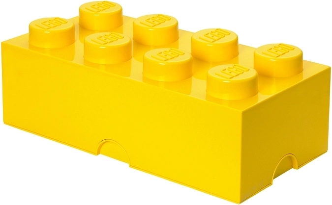 Lego úložný box 8 žltý
