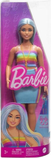 Barbie Fashionistas dlhé modré vlasy