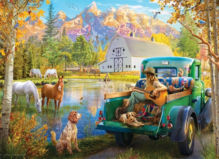 Puzzle Spievajúce jazero 1000 dielikov EUROGRAPHICS