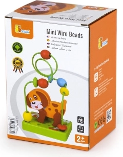 Drevený labyrint s psíkom