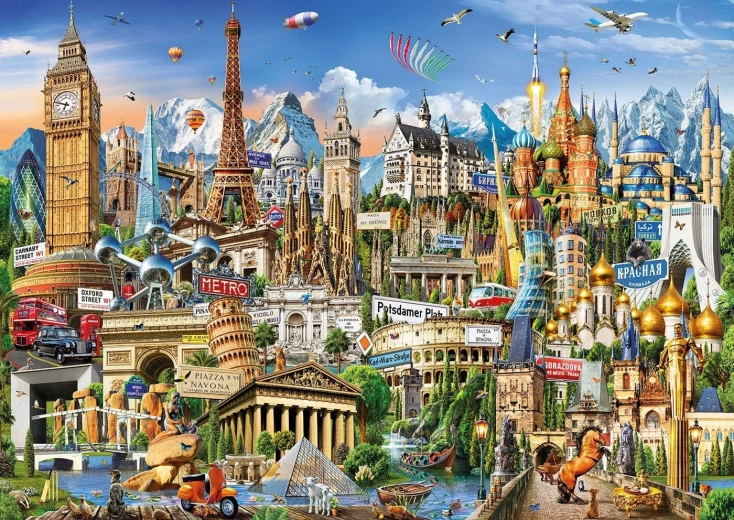 Puzzle divy Európy 2000 dielikov