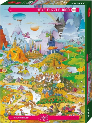 Puzzle 1000 dielikov Idyla - Jazero