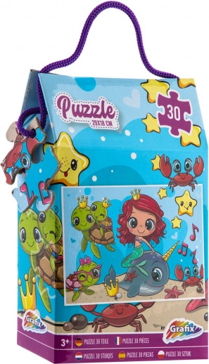Puzzle morská víla 30 dielikov 29 × 18 cm