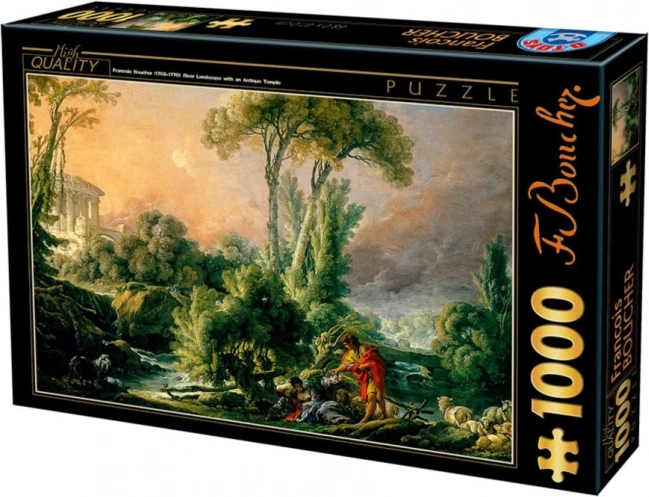 Puzzle Imaginárna krajina 1000 dielikov