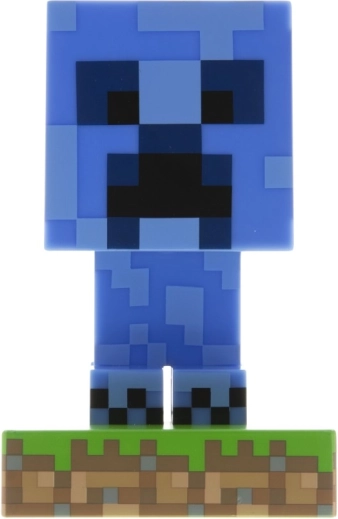 LED lampička MINECRAFT – creeper modrá (10 cm)