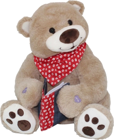 Rozprávkový macko Max – plyšový rozprávač s 3 českými rozprávkami, 36 cm