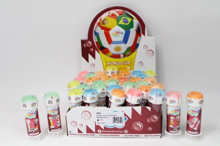 Bublifuk World Cup 60 ml (športové motívy)