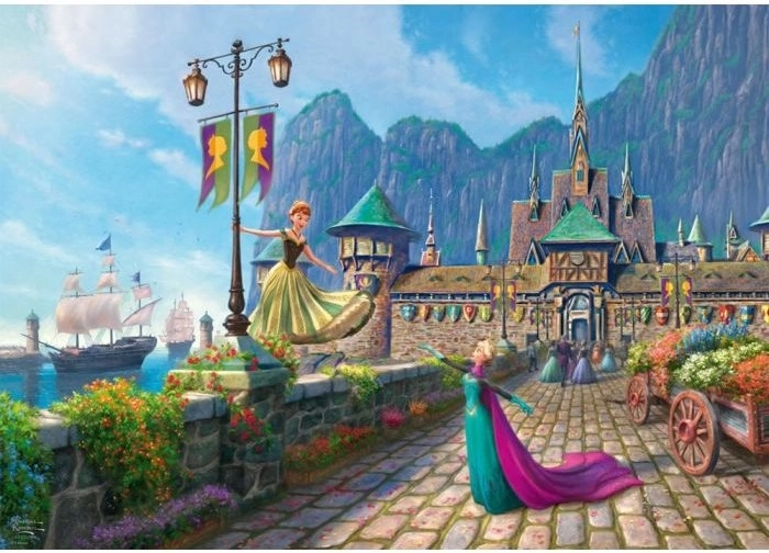 Puzzle Disney Frozen: oslava v Arendelle 1000 dielikov