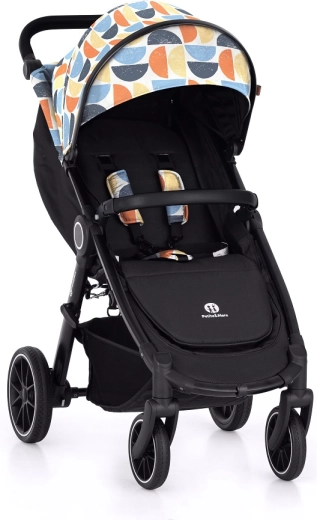 Petite&Mars športový kočík Street+ RWS black limited retro