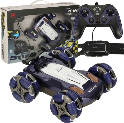 Diaľkovo ovládané auto so všesmerovými kolesami a ovládaním gestami