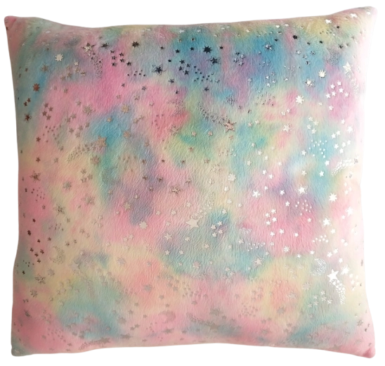 Vankúš Dúhová obloha s hviezdami 37 cm
