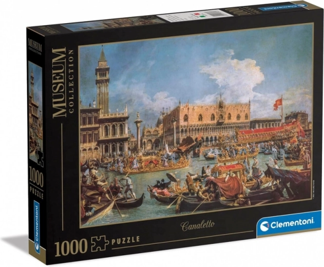 Puzzle 1000 dielikov Museum Canaletto Návrat Bucentaurov k Molu na sviatok Nanebovzatia