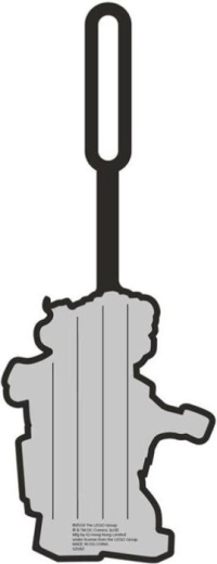 Kontaktný štítok na zadnej strane