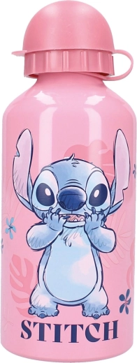 Disney Stitch hliníková fľaša na pitie „Let’s Eat!“ 500 ml
