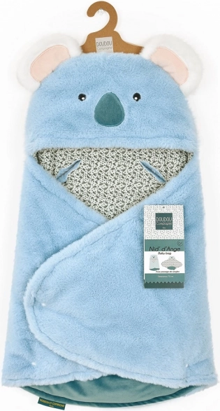 Plyšová deka s kapucňou Yoca le Koala 70 cm