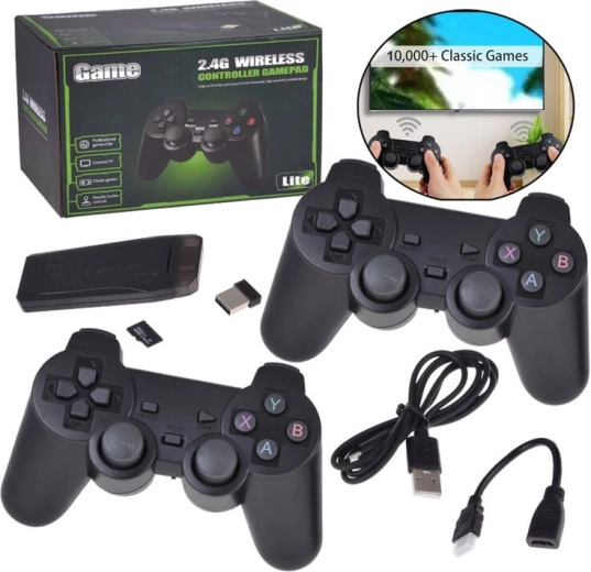 Retro herná konzola HDMI s 2 ovládačmi a 20000 hrami