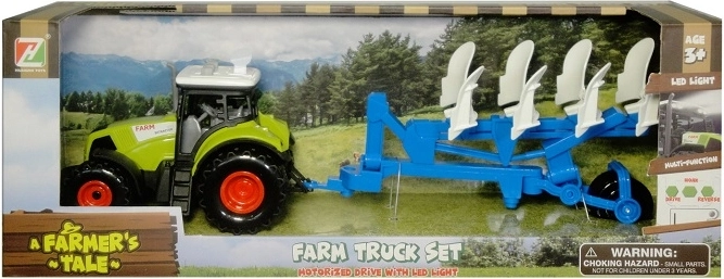 Traktor s prívesom so svetlom a zvukom