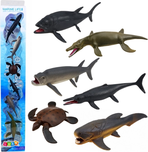 Marine Life sada mini figúrok morských zvierat (6 ks, 6–9 cm)
