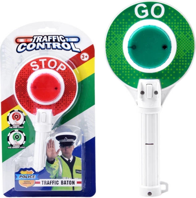 Detská policajná plácačka stop/go na výučbu dopravných pravidiel