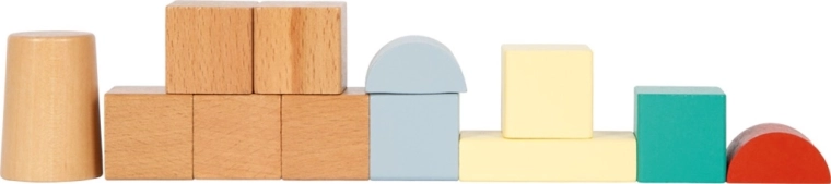 Kreatívne stavanie s rôznymi tvarmi