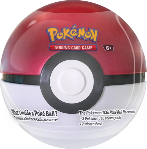 Plechovka v tvare Poké Ballu (zberateľský kúsok aj úložný box)