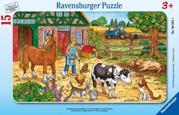 Puzzle 15 dielikov Život na farme