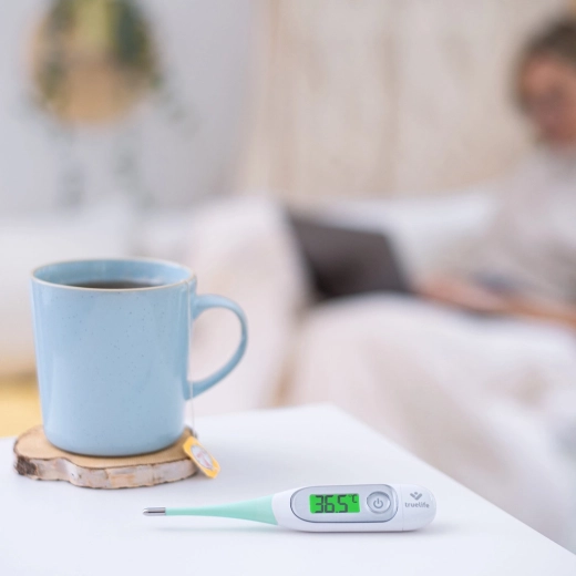 Rýchly digitálny teplomer s farebným displejom