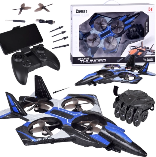 Strelecký dron Combat Flight s ovládacou rukavicou a RC ovládačom