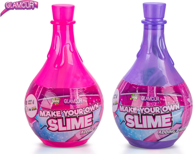 Glamour sada na výrobu slizu – ružová a modrá