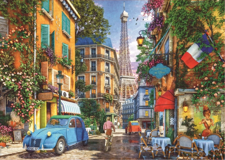 Educa puzzle Staré parížske ulice 4000 dielikov