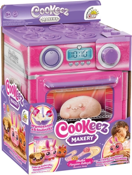 Cookeez Makery pekársky set s rúrou (škorica/ružová) - 1 kus