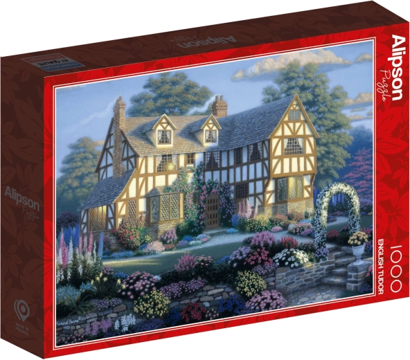 Alipson puzzle Anglický tudorovský dom 1000 dielikov