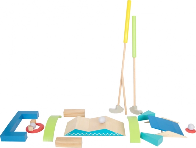 detský minigolf set small foot Active z FSC dreva