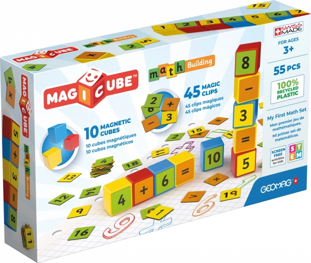 Geomag Magicube matematická stavebnica 55 dielov