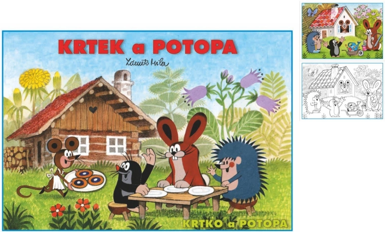 Omaľovánky A5 Krtko a potopa
