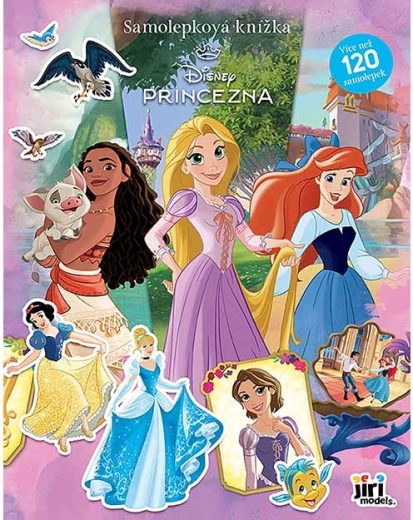 Samolepková knižka Disney princezné