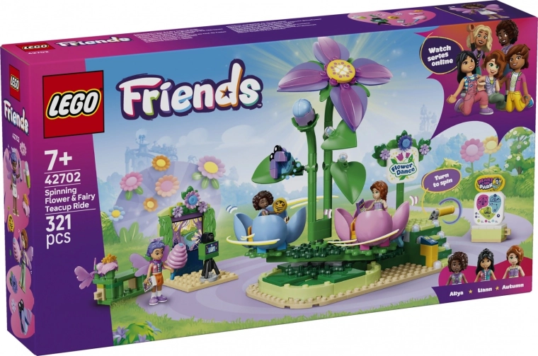 LEGO Friends vílí kvetinový kolotoč s hrnčekmi