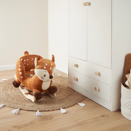 Bieco hojdací jelienok s bezpečnostným sedadlom