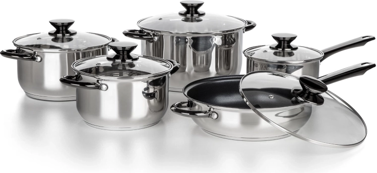 Sklenené pokrievky s otvorom na paru